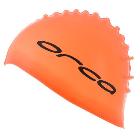 Bonnet De Natation Et De Triathlon En Silicone Orca Orange Loisirs