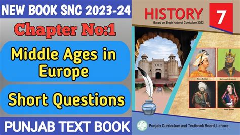 7th Class History New Book Chapter 1 Middle Ages In Europe