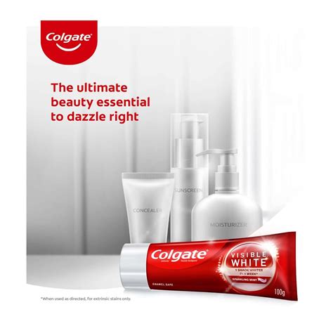 Buy Colgate Visible White Tooth Paste Gm Online Get Upto Off