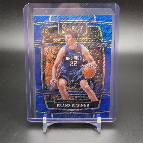 2021 22 Select Franz Wagner 15 Concourse Blue Shimmer RC Orlando Magic