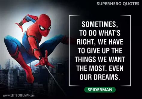 Inspirational Quotes From Spider Man Great Inspiration