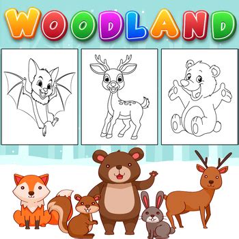 Woodland Animals Coloring Pages | Forest Animals Coloring Sheets ...