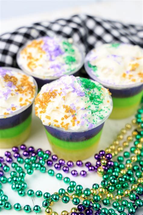 Mardi Gras Jello Shots Oh My Creative