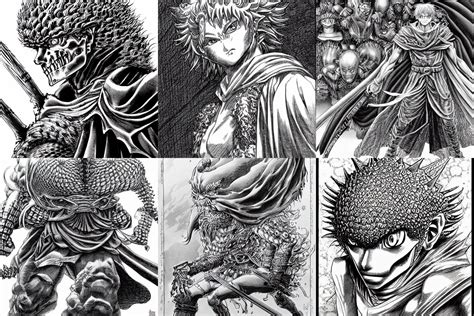 Character Design By Kentaro Miura Hyper Detailed Stable Diffusion