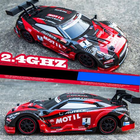 Buy 2 4G 4WD Drift Stunt Racing Car High Speed RC Drift Car GTR RC F