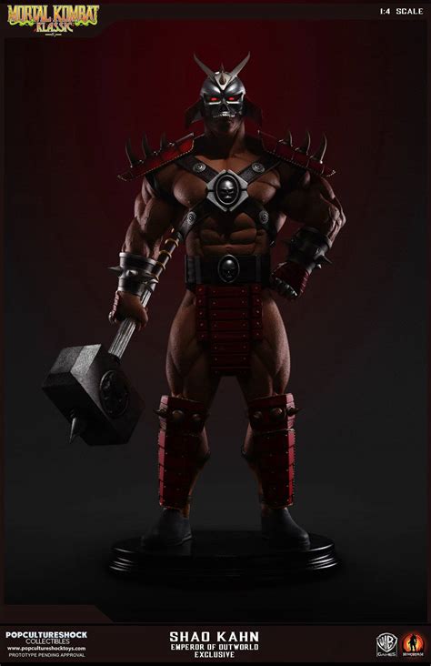 Pcs Mortal Kombat Shao Kahn Statues The Toyark News