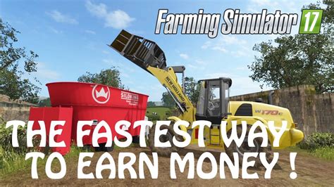 The Fastest Way To Earn Money In Farming Simulator 2017 Ps4 Xbox One Youtube