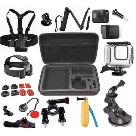 Kit P Gopro Hero Black Mala Estanque Bases Cintas Pel Cula Em