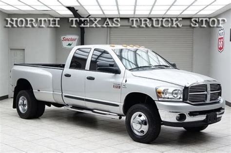 Sell Used 2007 Dodge Ram 3500 Diesel 4x4 Dually Slt Lone Star Quad Cab In Mansfield Texas