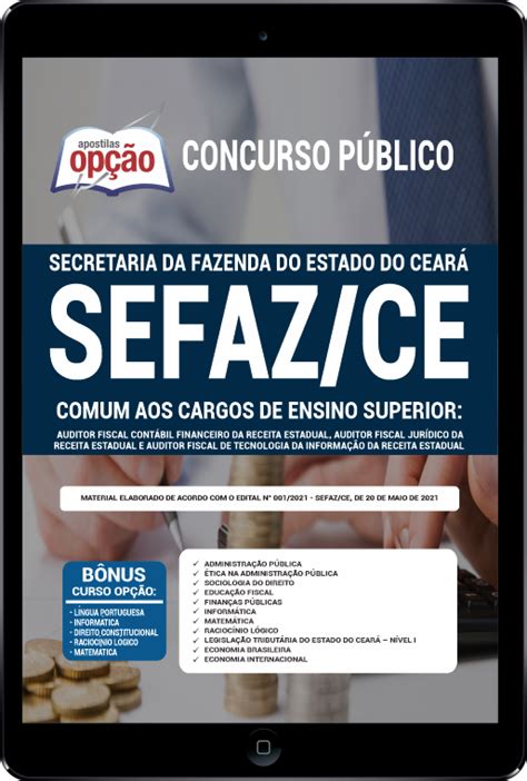 Apostila SEFAZ CE Em PDF Comum Aos Cargos De Ensino Superior