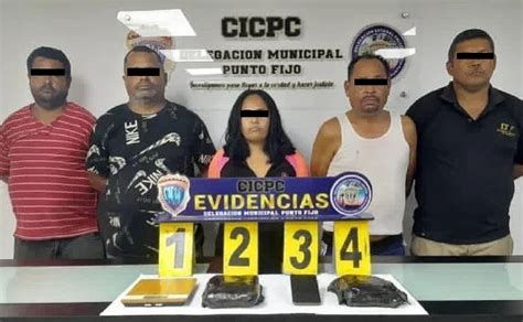 Detenidos 5 Integrantes Del Grupo Delictivo El Wicho En Punto Fijo