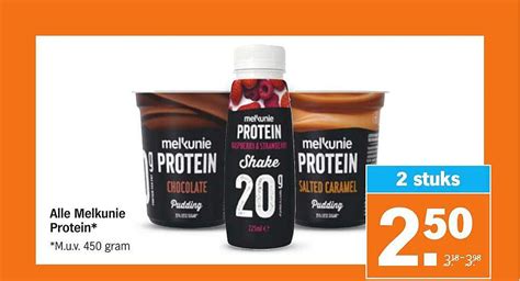 Alle Melkunie Protein Aanbieding Bij Albert Heijn Folders Nl