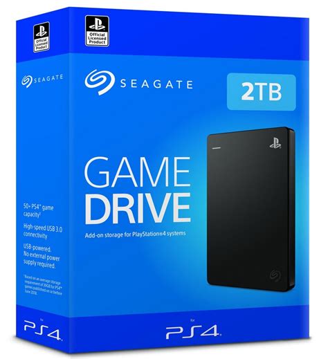 Seagate: Lizenzierter Game Drive für PS4 mit 2 TB kommt in den Handel ...