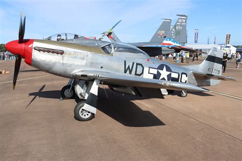 North American P 51D Mustang 413779 G CMDK Fairford 15t Flickr