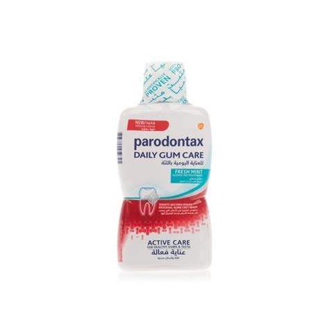 سعر Parodontax daily gum care fresh mint mouthwash 500ml فى الامارات