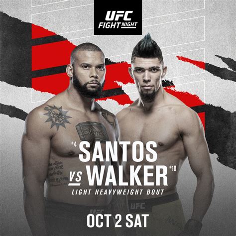 Ufc Fight Night Thiago Santos Vs Johhny Walker Fight Analysis