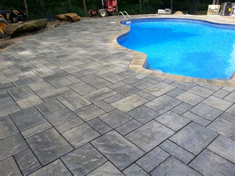 Livolsi Hardscaping Installed A Paver Patio Around A Pool Pool