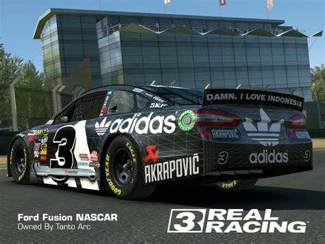 Real Racing 3 Skin 2015fordfusionnascar Skin Adidas Ford Fusion