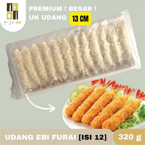 Jual Ebi Furai Udang Tempura Size Besar Isi 12 320g Shopee Indonesia