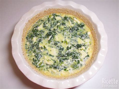 Frittata Al Forno Con Spinaci E Formaggio