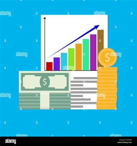 Income Increase Chart Arrow Finance Management And Financial Growth