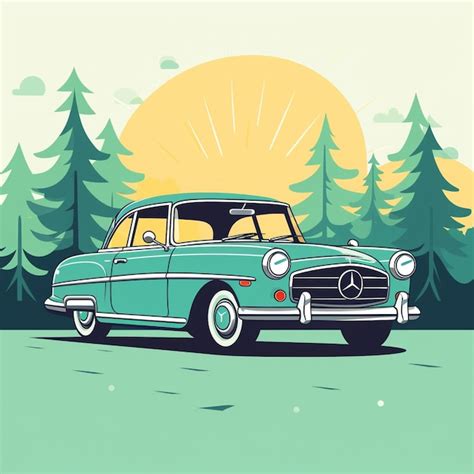 Coches De Lujo Ilustrados Arte Automotriz Opulento Que Rezuma Elegancia