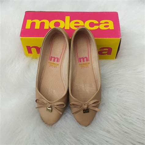 Sapatilha Nude Moleca Sapatilha Feminina Moleca Usado
