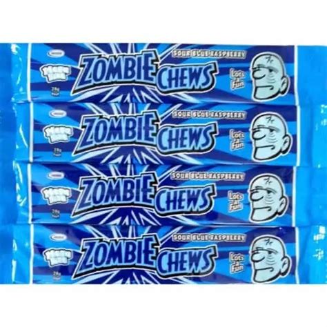 Buy Zombie Chews Blue Raspberry 4 Pack Online Worldwide Delivery