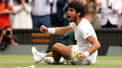 Carlos Alcaraz Overcomes Novak Djokovic In Five Set Thriller To Win First Wimbledon Title