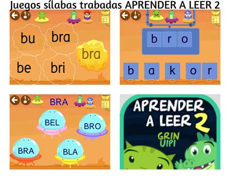 Aprender A Leer Grin Uipi Educaplanet Apps Silabas Trabadas