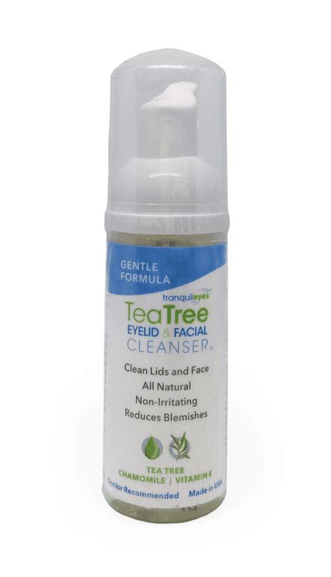 Tea Tree Eyelid Foaming And Facial Cleanser Gentle Formula