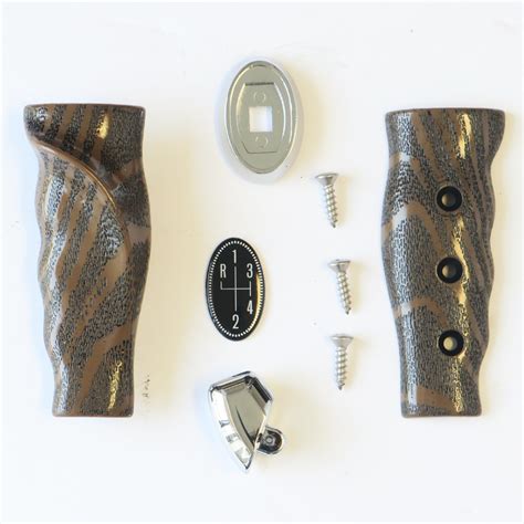 Hurst Mopar Pistol Grip Handle Premium Restoration Kit Grips Oer Lense Bezels