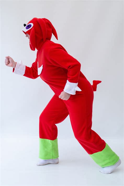 Knuckles Onesie Sonic Knuckles Clothing Knuckles Etsy Canada