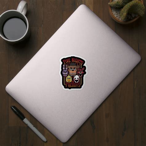 Five Nights At Freddy S Multi Character Design Best Seller Sticker