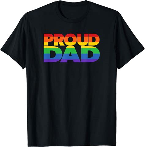 Gay Pride LGBTQIA Proud Dad LGBT Parent Pride Dad T Shirt Walmart