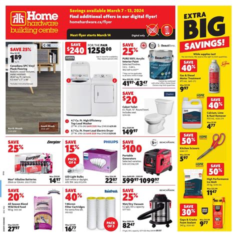 Home Hardware Building Centre Atlantic Flyer March 7 To 13