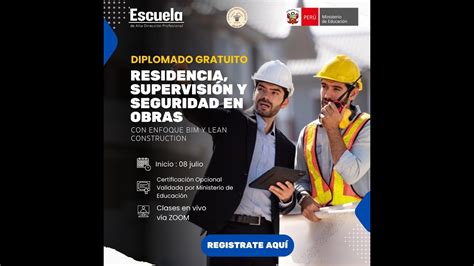 2DA SESION DIPLOMADO RESIDENCIA SUPERVISION Y SEGURIDAD OBRAS YouTube