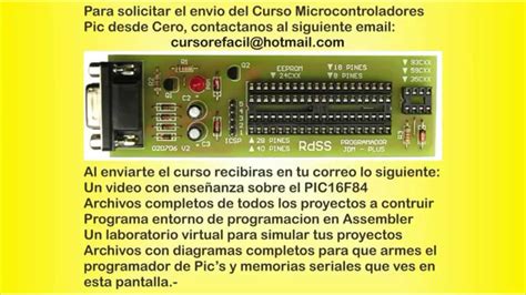 Curso Microcontroladores Pic Youtube