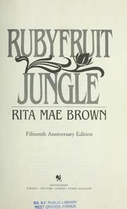 Rubyfruit Jungle By Rita Mae Brown Open Library