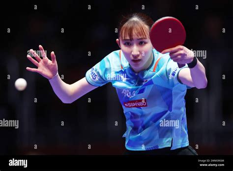 Hina Hayata Jpn February Table Tennis Ittf World Team