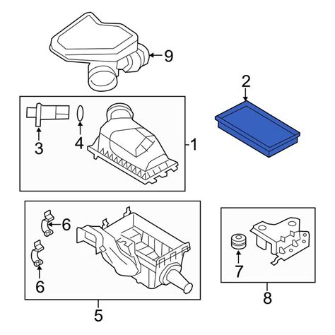 Lincoln OE 7T4Z9601A - Engine Air Filter