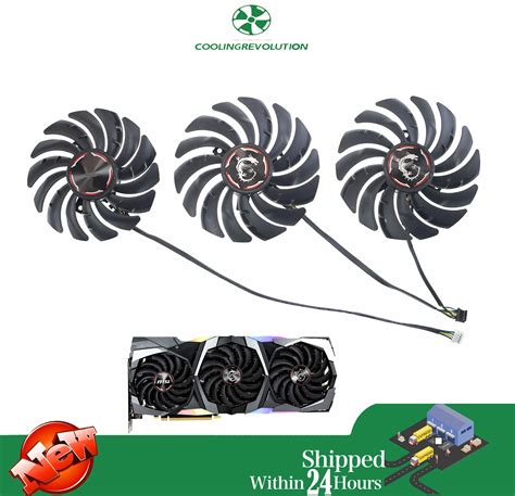 PLD09210B12HH PLD10010B12HH DC12V Graphics Card Fan For MSI RTX 2080