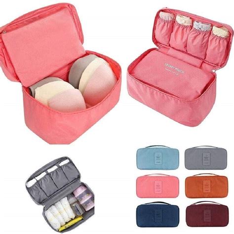 2 Necessaire Feminina Roupas Íntimas Lingerie P Mala Viagem Mercado Livre