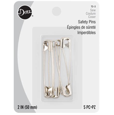 Dritz Safety Pins 2 Nickel Bolt Fabric Boutique