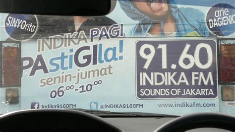 Radio Branding Materials Exterior Bus Billboard Indika Fm