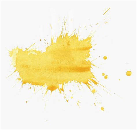 Paint Splatter Gold Png, Transparent Png , Transparent Png Image - PNGitem