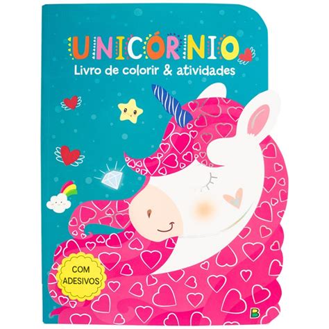 Livro De Colorir Atividades Unicornio Todo Livro Papellotti