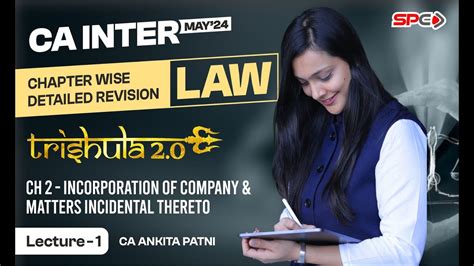 Ca Inter Law Revision For May Chapter Incorporation Of