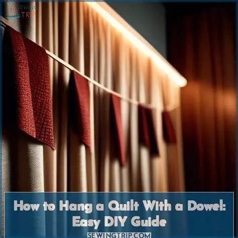 How To Hang A Quilt With A Dowel Easy Diy Guide