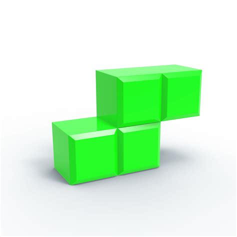 Tetris Blocks 3d transparent PNG - StickPNG